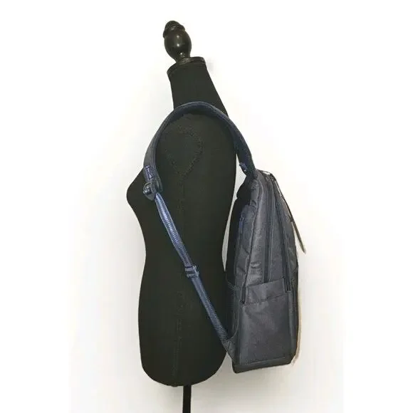 NWT! RIVACASE Suzuka 7760 Backpack With 15.6" Laptop Sleeve Blue - Picture 2 of 9